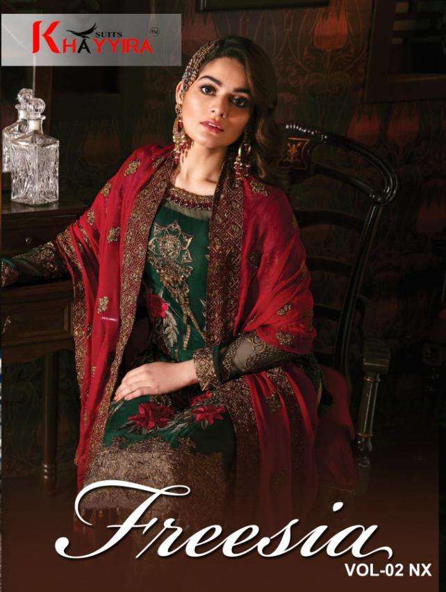 Khayirra Freesia Vol 2NX pakistani Suit Hit Designs Collection