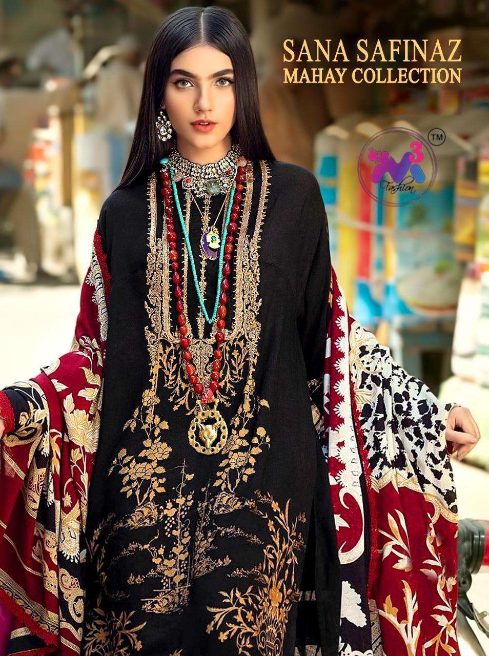 M3 Fashion Sana Safinaz Mahay Premium Cotton Pakistani Suit Supplier