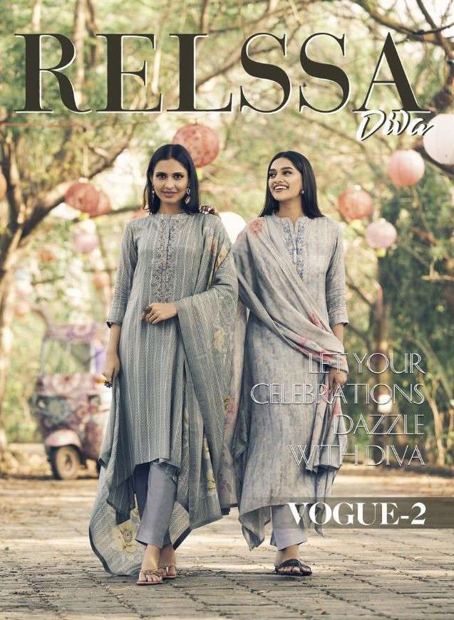 Sajjan Vogue Vol 2 by Relssa Designer Muslin Silk Cotton Salwar Suit