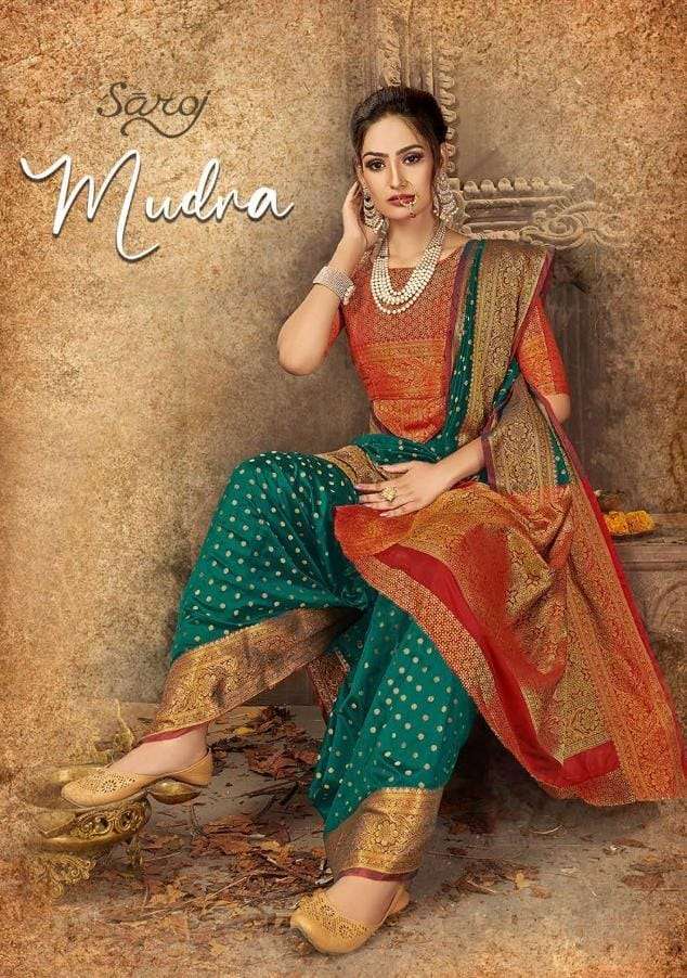 Saroj Mudra Designer jacquard Banarasi Silk Saree Collection