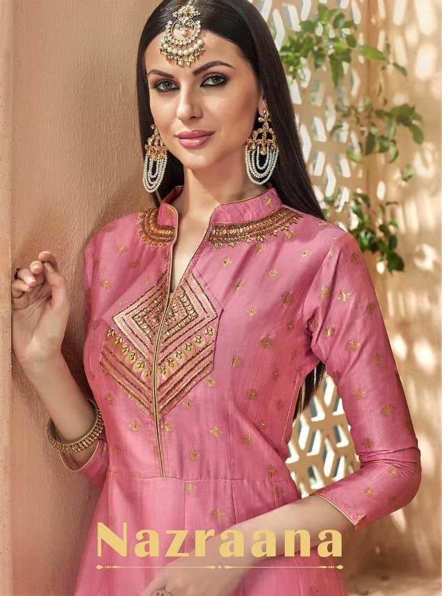 Stf nazraana wedding collection party wear gown catalogue wholesale price india surat