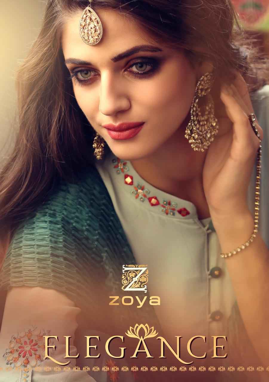 Zoya elegance designer party wear upada silk salwar suit latest collecction at cheap rate