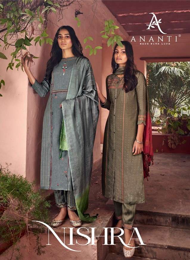 Ananti Nishra Designer Readymade 3 Piece New Collection In Wholesale