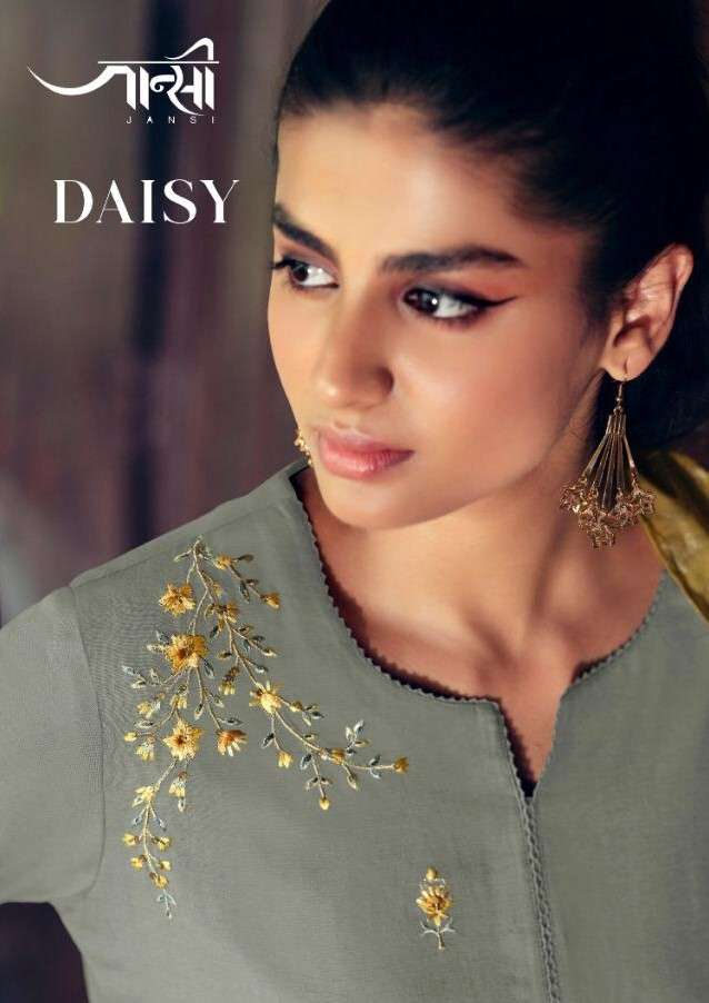 Jansi Daisy By Omtex Readymade Cotton Linen Suits Dealer