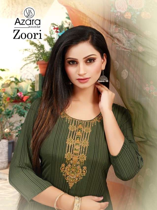 Radhika Azara Zoori Fancy Crepe Suit New Catalog in Wholesale price