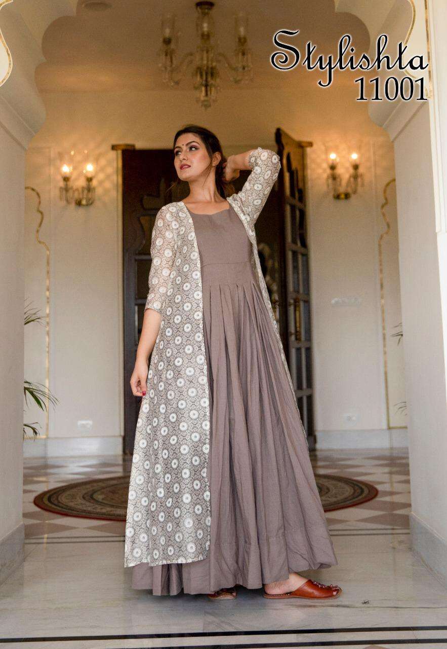 10 Trending Kurtis with Long Jacket Style That You Need to Buy Right Away  2019