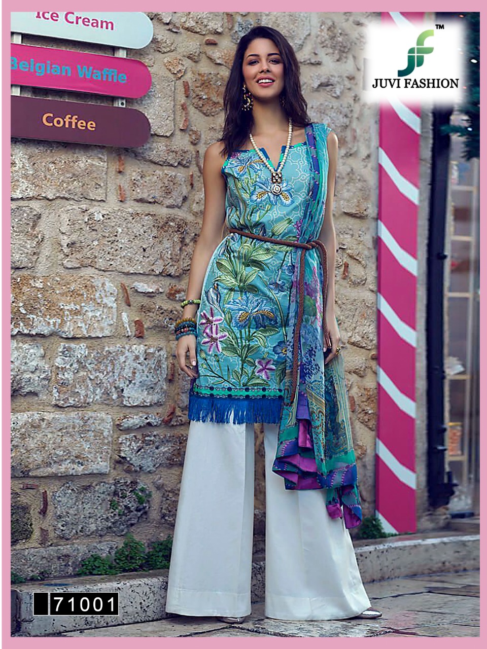 Juvi fashion Sarang Vol 2 Luxury lawn Collection Pakistani Suit Latest Catalog