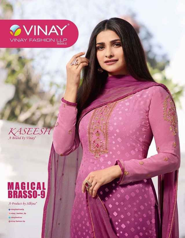 Vinay Kaseesh Magical Brasso Vol 9 Designer Salwar Suit New collection