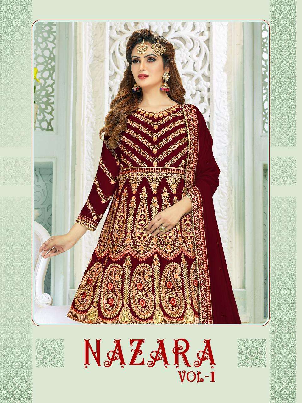 AM Creation Nazara Vol 1 Heavy Work Gharara Dress Catalog Supplier