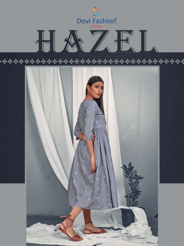 Dovi Fashion Hazel Frock Style Cotton Kurti In Wholesale