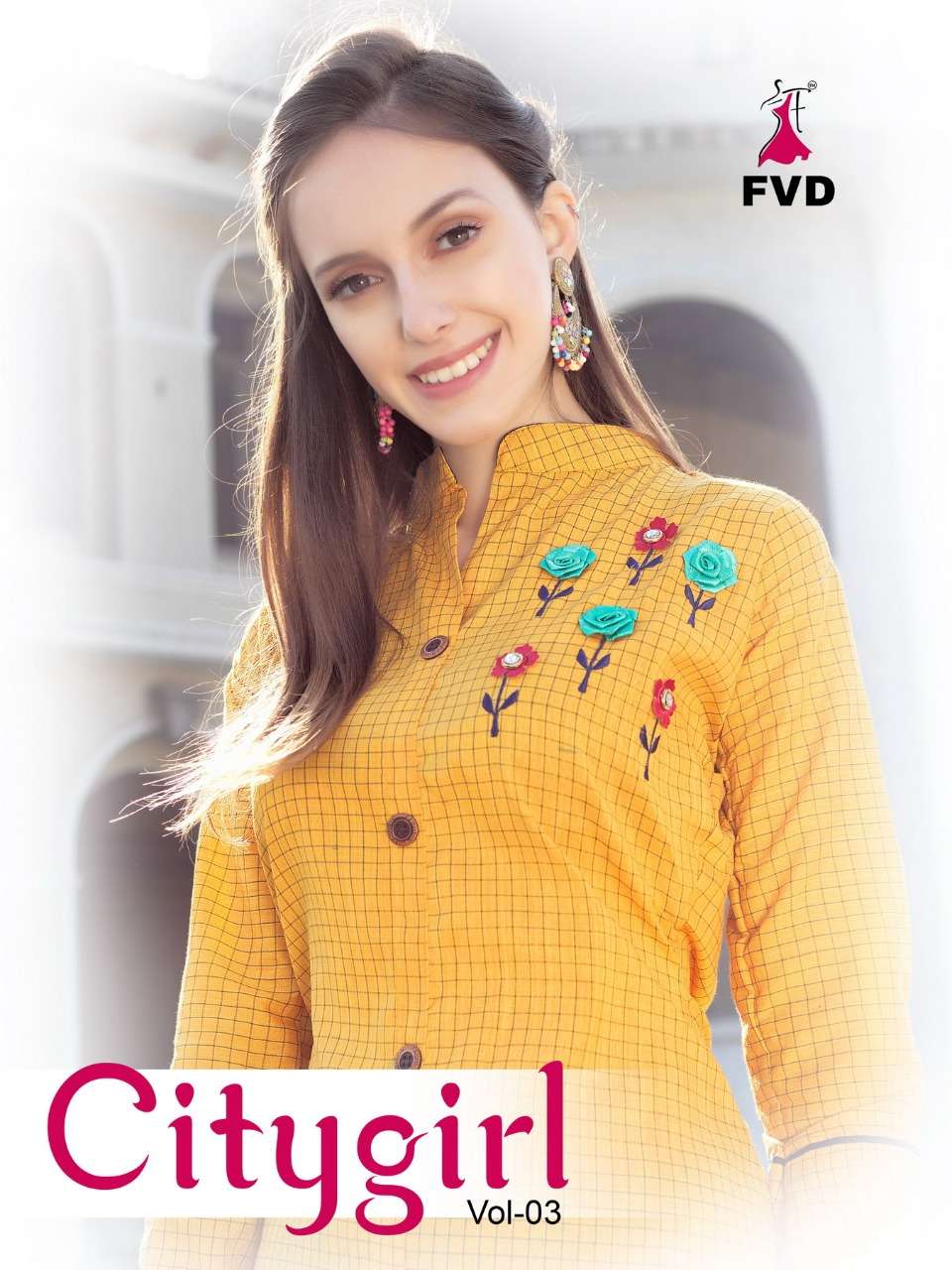FVD City Girl Vol 3 fancy Cotton Kurti Pant Catalog Supplier