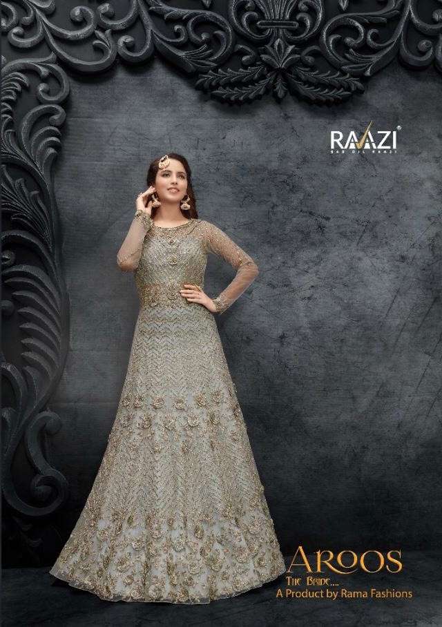 Rama Fashion Raazi Aroos The Bride Heavy Work Designer Gown Catalog Supplier