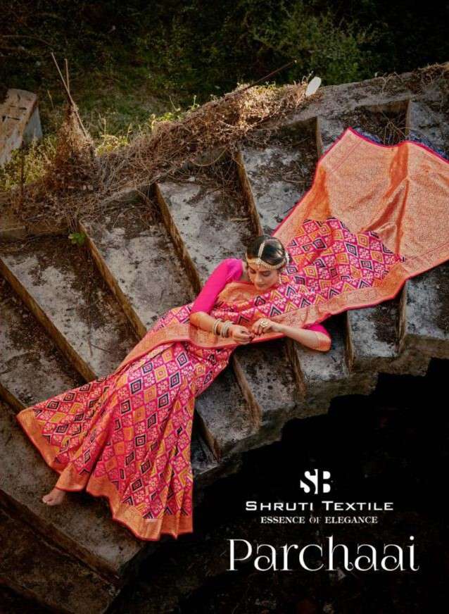 Shruti Parchaai Banarasi Silk Saree New Catalog Wholesaler