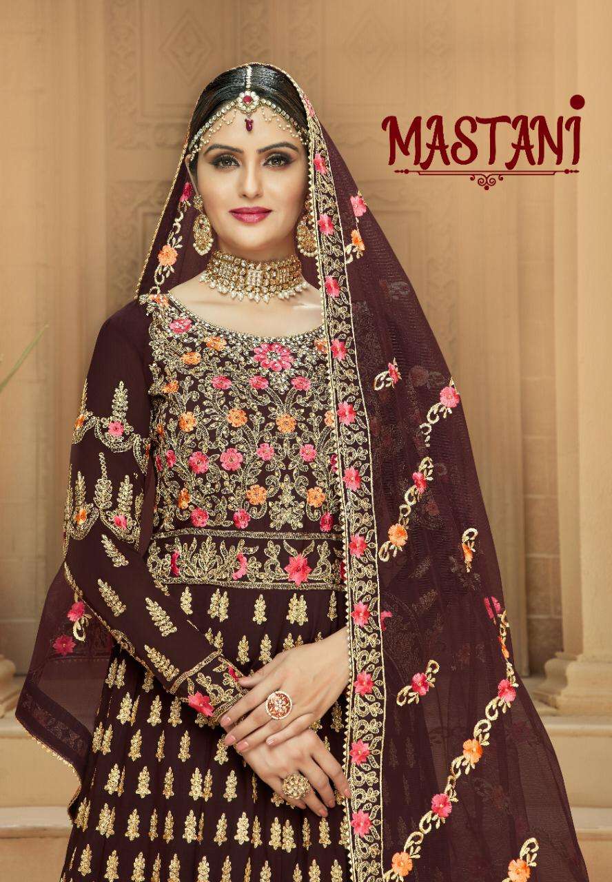 AM Creation Mastani Designer Heavy Work Anarkali Salwar kameez Catalog Wholesale price