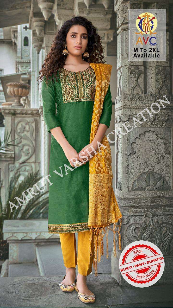 AVC Ayesha Fancy Readymade 3 Piece Set New Collection at best Rate
