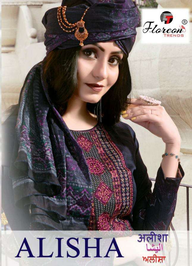 Floreon Trends Alisha Fancy Cotton Salwar kameez Catalog Supplier in Surat