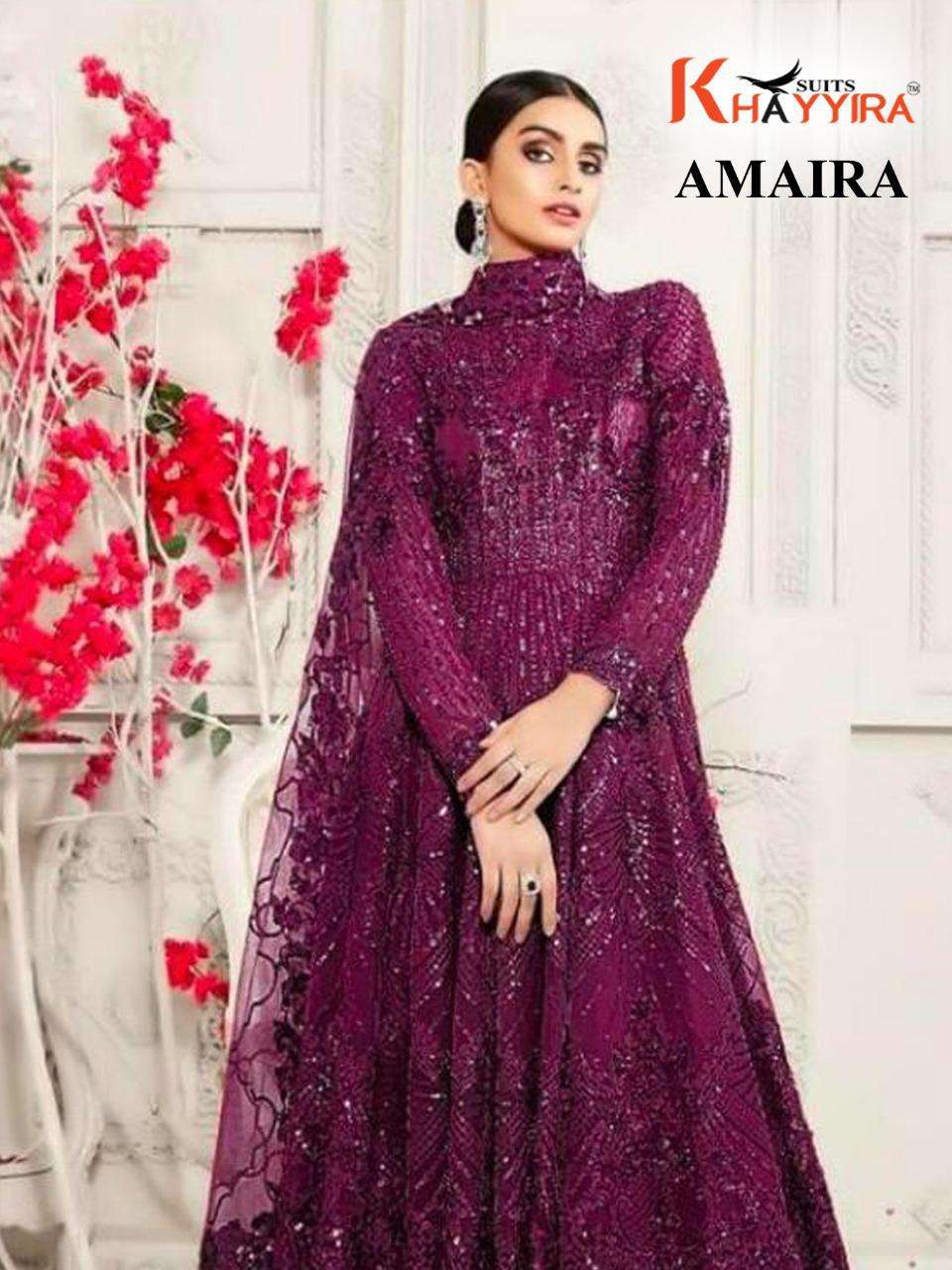 Khayyira Amaira Fancy Pakistani Suit New Catalog in Wholesale Price