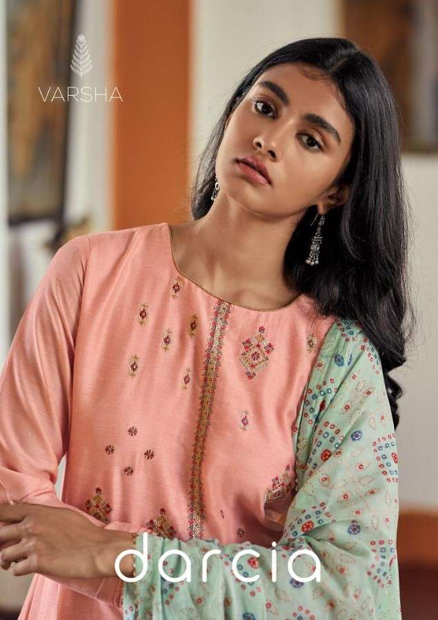 Varsha Fashion Darcia designer Mulberry Salwar Suit Catalog Wholesaler