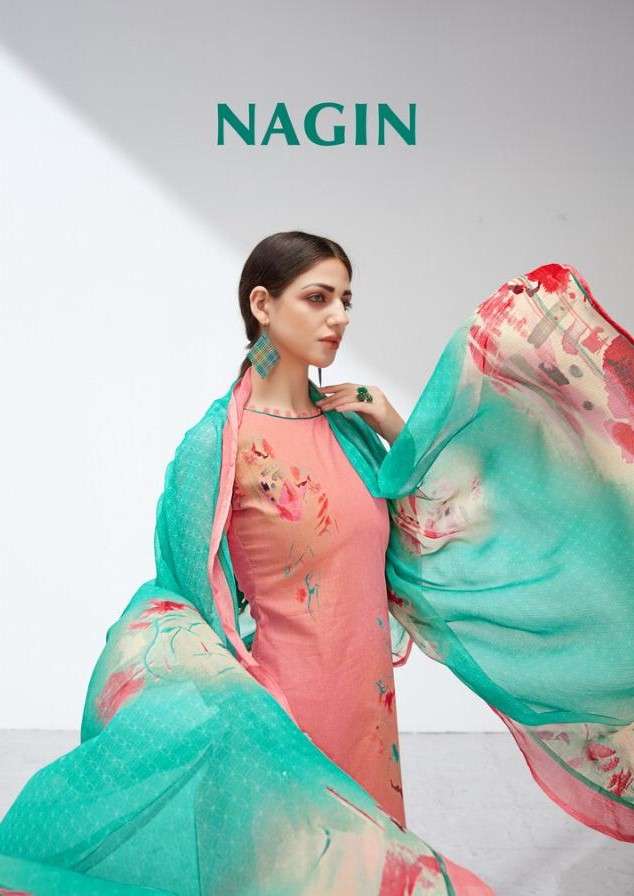 Ankit Textile Nagin Cotton Printed Salwar Suits Catalog Exporter