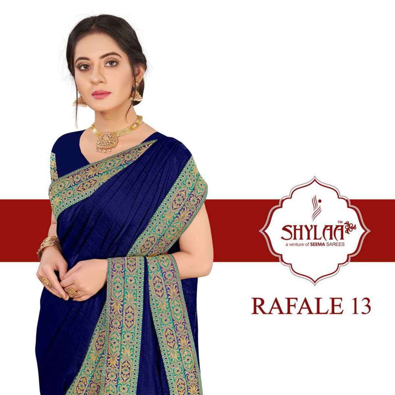 Shhylaa Rafale 13 Exclusive Chiffon Saree New Collection at Best Rate