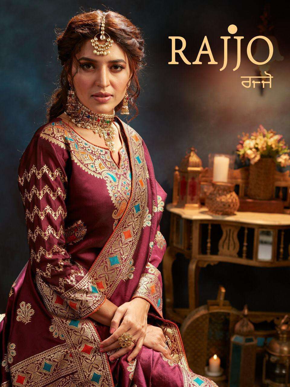 AM Creation Rajjo Silk Jacquard Salwar Suit Catalog Wholesale price In Surat