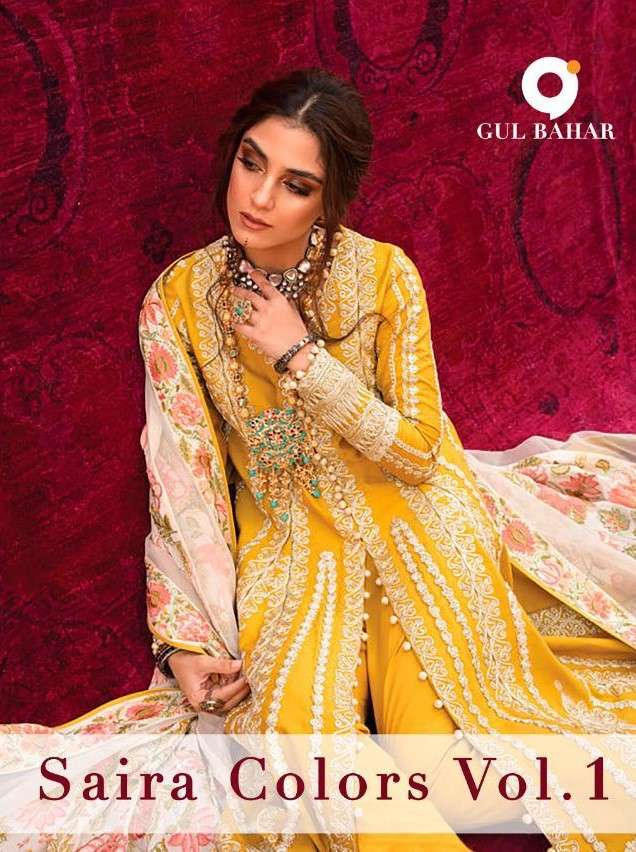 Gul Bahar Saira Hit Color Vol 1 Fancy Pakistani Suit Supplier