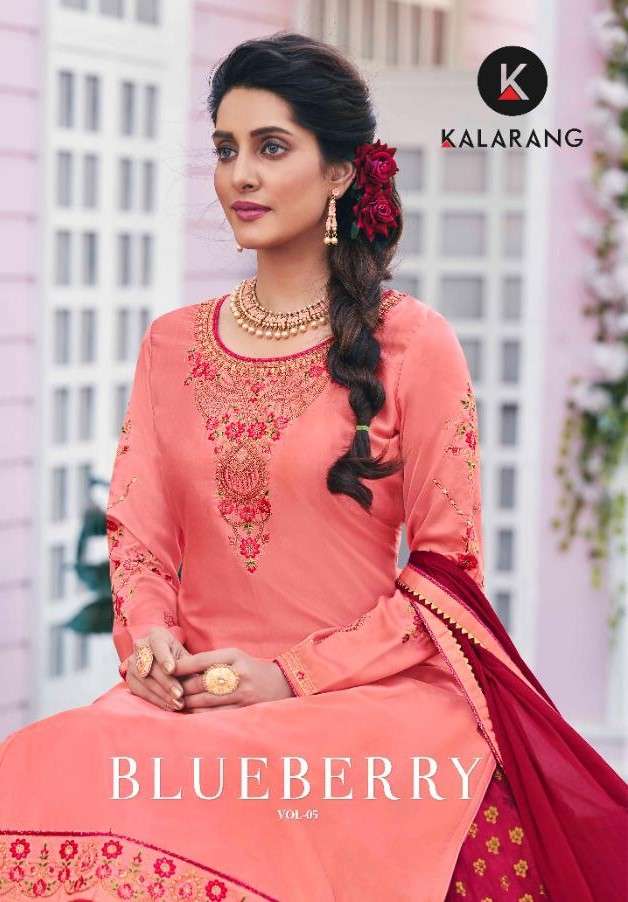 Kalarang Blueberry Vol 5 Lehenga Style New Collection at Best rate