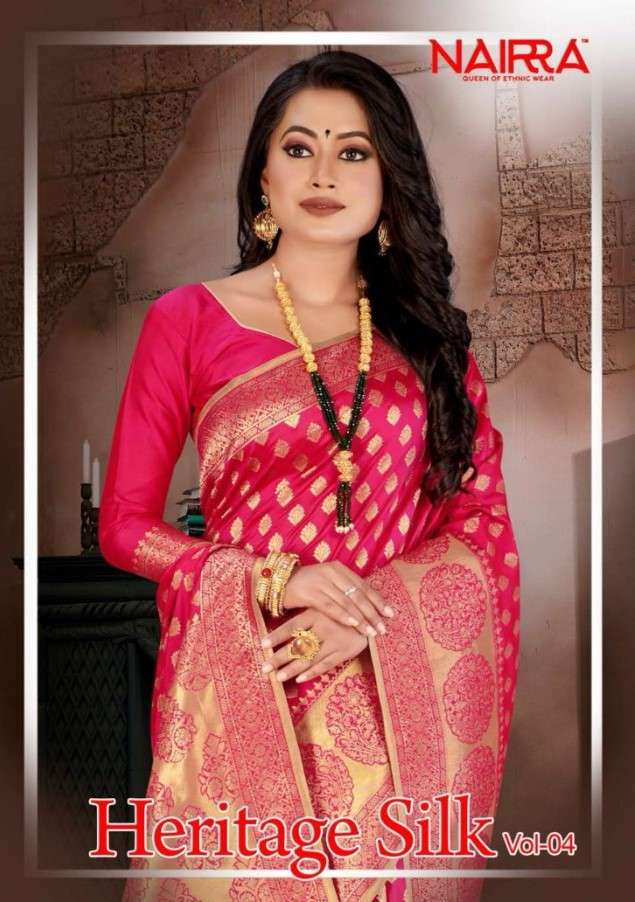 Nakkashi Nairra Heritage Silk Vol 4 Ethnic Wear Silk Saree New designs Buy Online