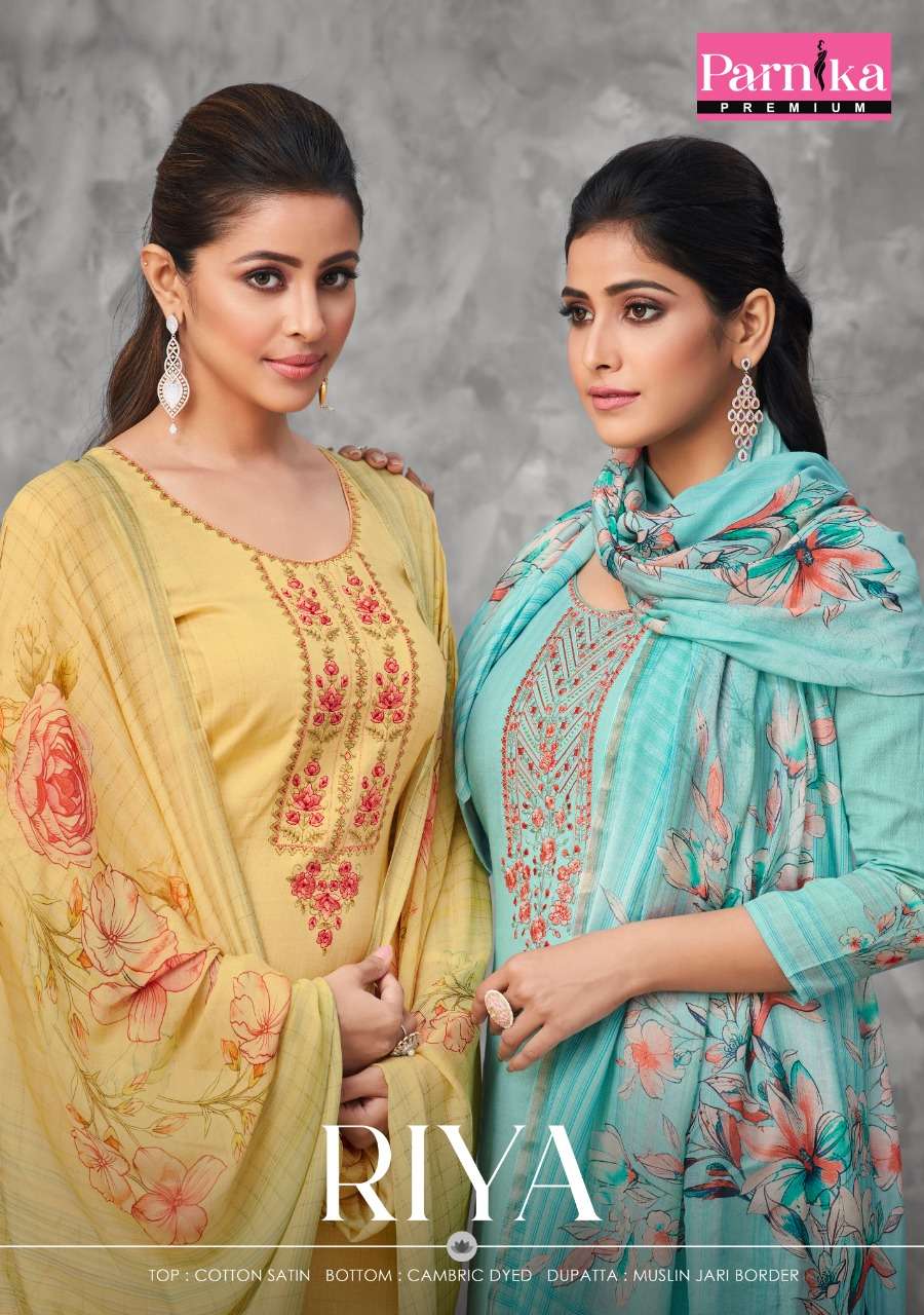Parnika Riya Exclusive Cotton Salwar Kameez Catalog Supplier