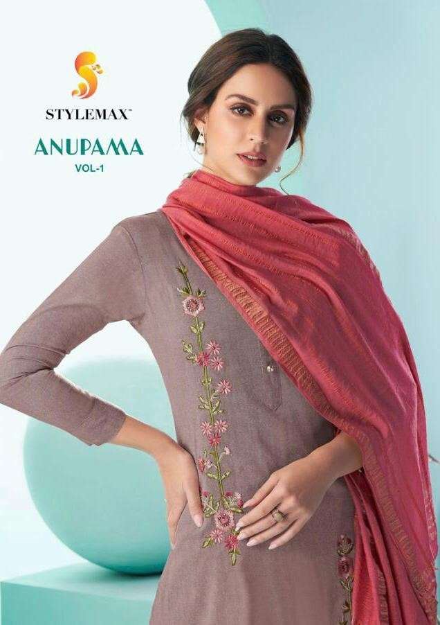 Stylemax Anupama Vol 1 3 Piece Set New Catalog Wholesale Price