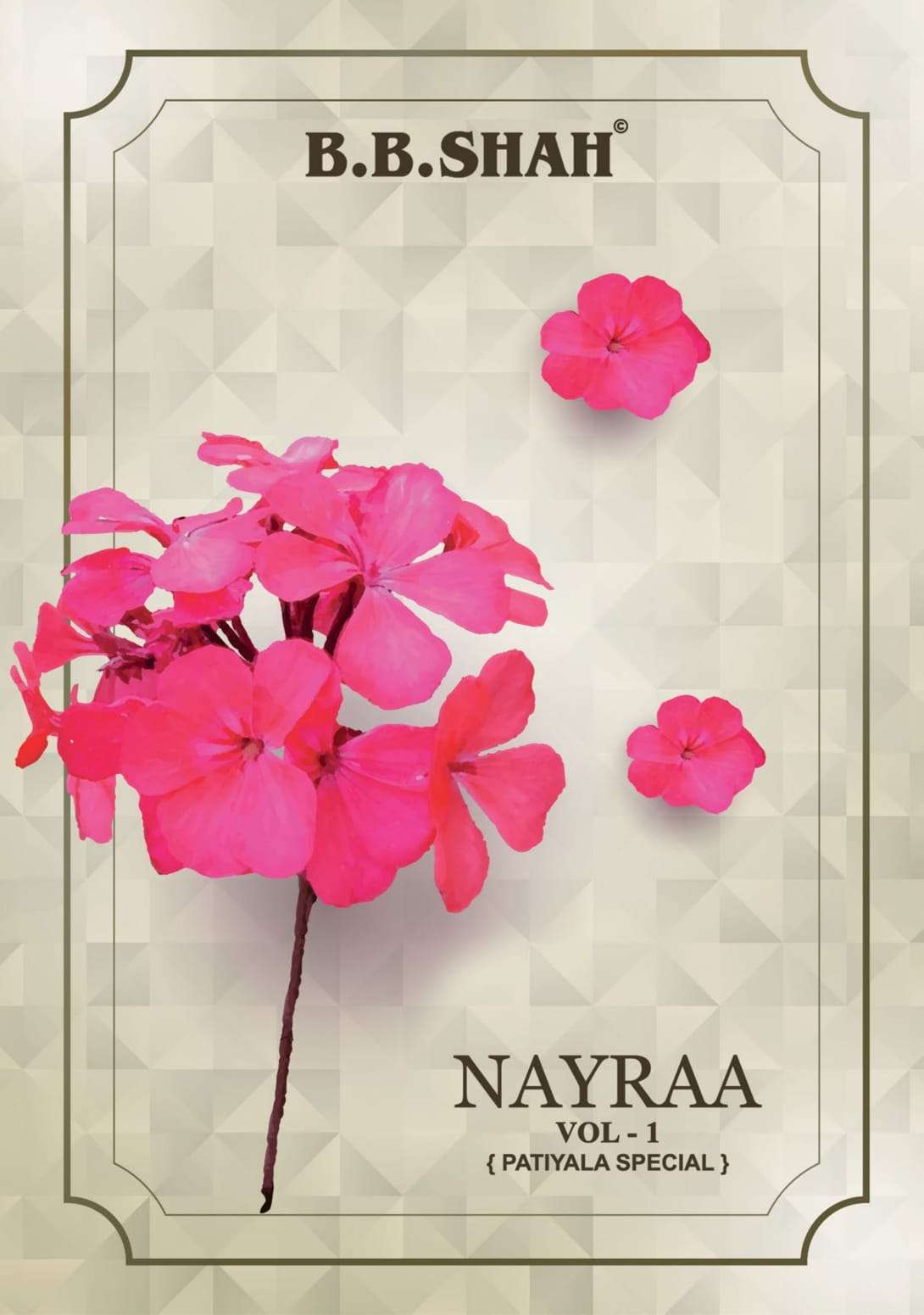 BB Shah Nayraa Vol 1 Patiyala Special Cotton Dress material Catalog Wholesaler