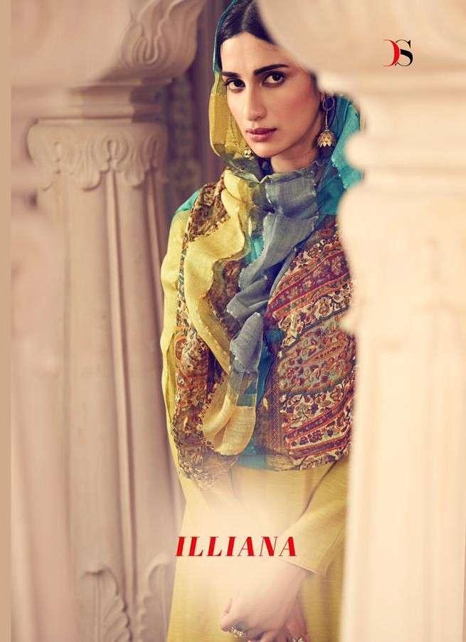 Deepsy Suit Illiana Designer Party Wear Silk Salwar Suit catalog Wholesale Price
