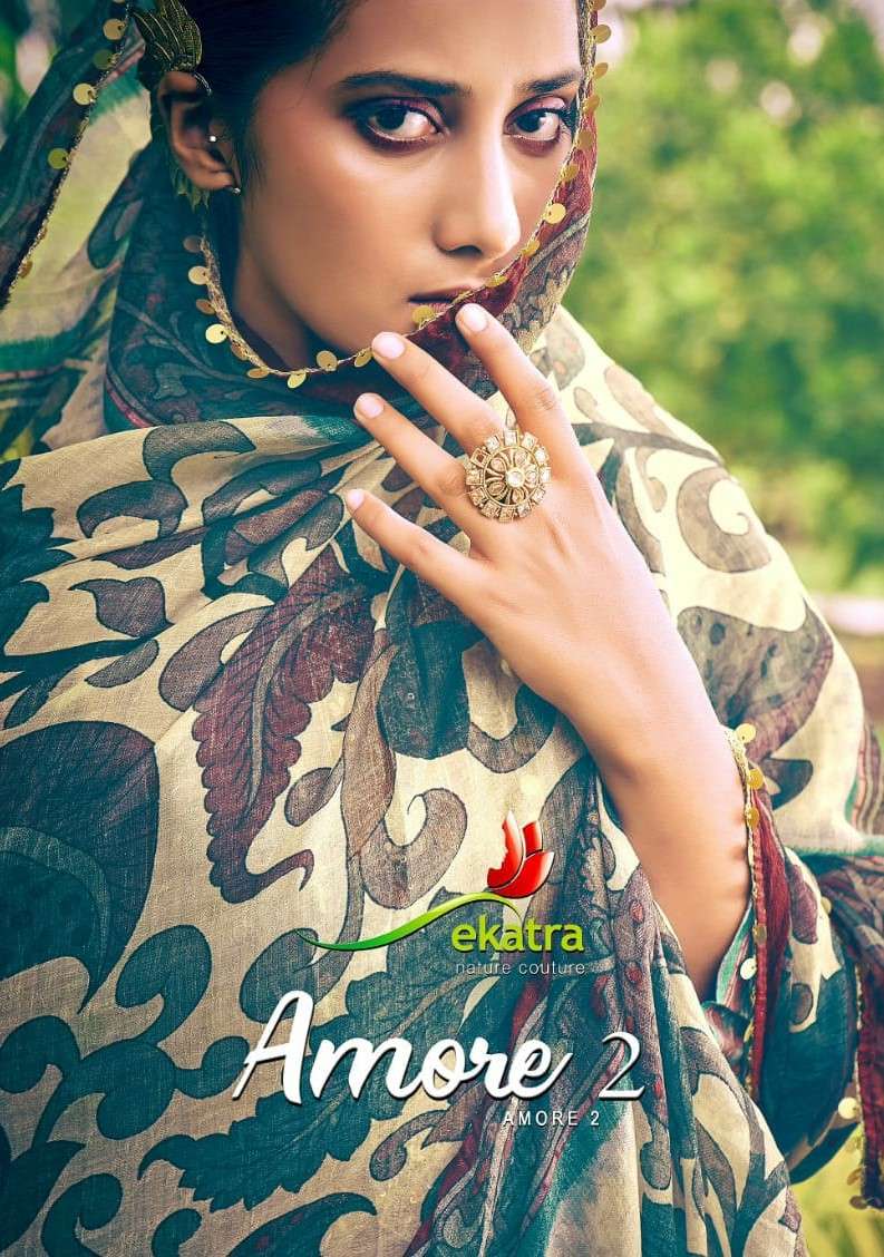Ekatra Amore Vol 2 Digital Printed Silk Salwar Suit Catalog Wholesale Supplier