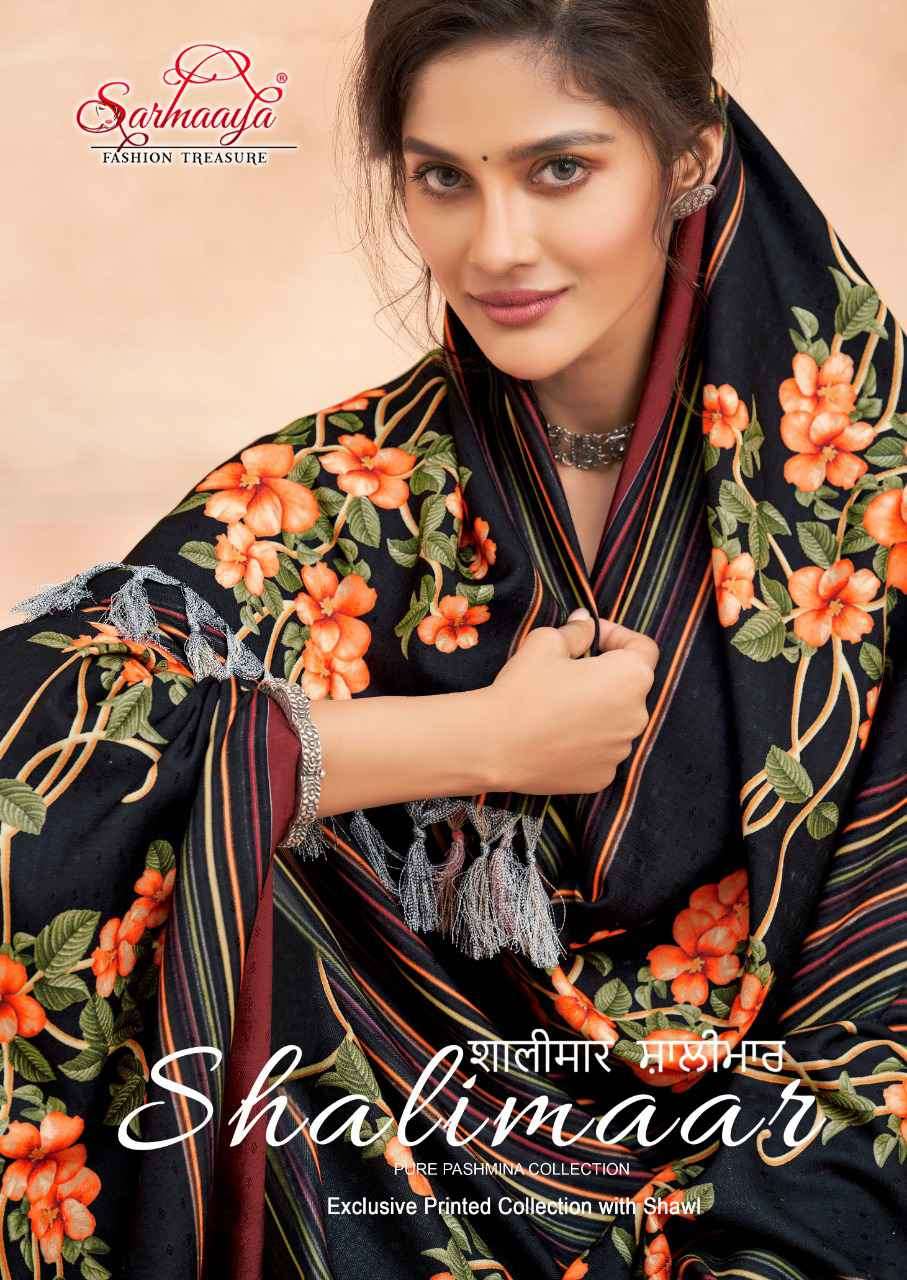 Sarmaaya Shalimaar Pashmina Salwar Kameez Winter Collection 2021