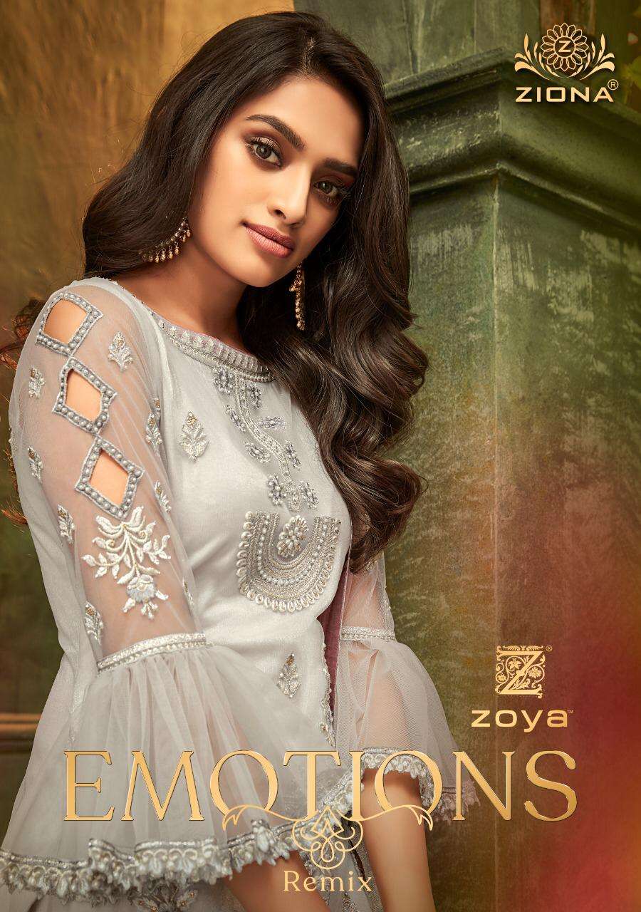 Ziona Emotions Remix Designer Party Wear Salwar Kameez Catalog Supplier