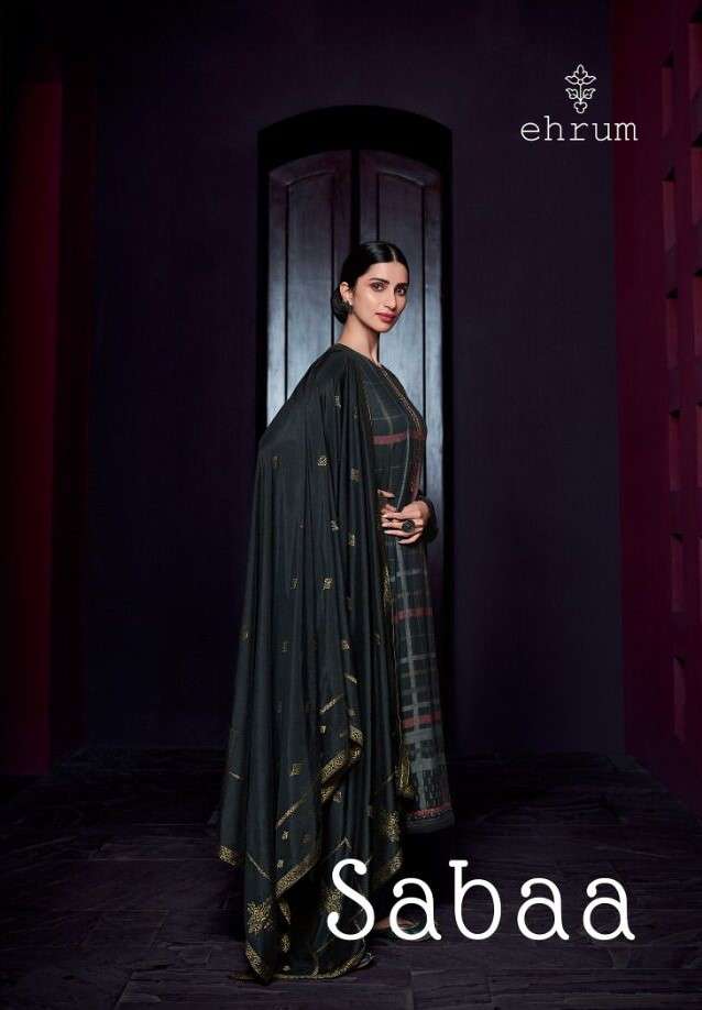 Ehrum Sabaa By Varsha Fashion Pure Pashmina Woven Salwar Kameez Dealer