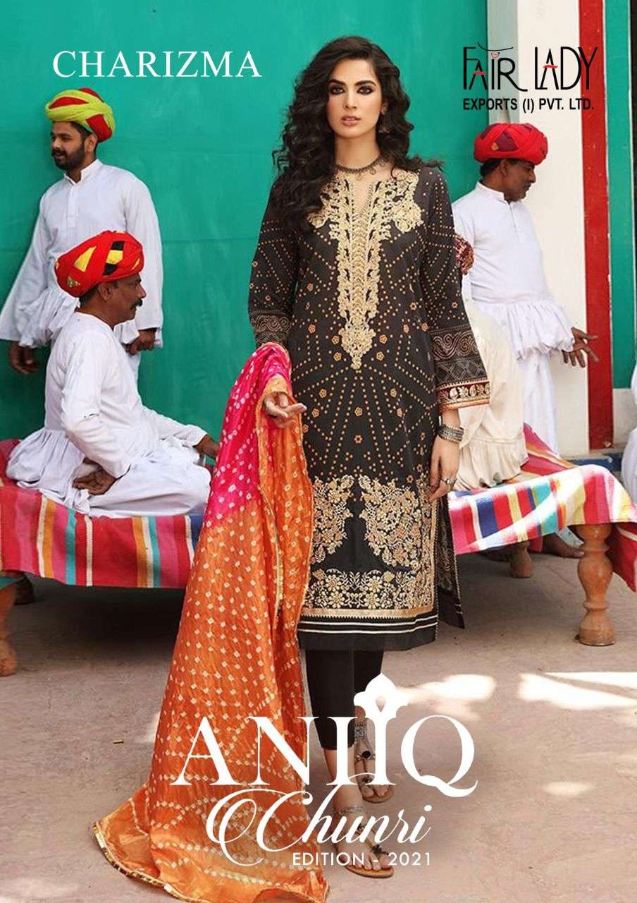 Fairlady Aniiq Chunri Edition 2021 Fancy pakistani Suit Catalog Supplier