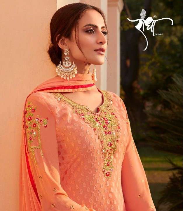 Radha Trends Classic Brasso Exclusive Party Wear Salwar kameez New Catalog Buy Online