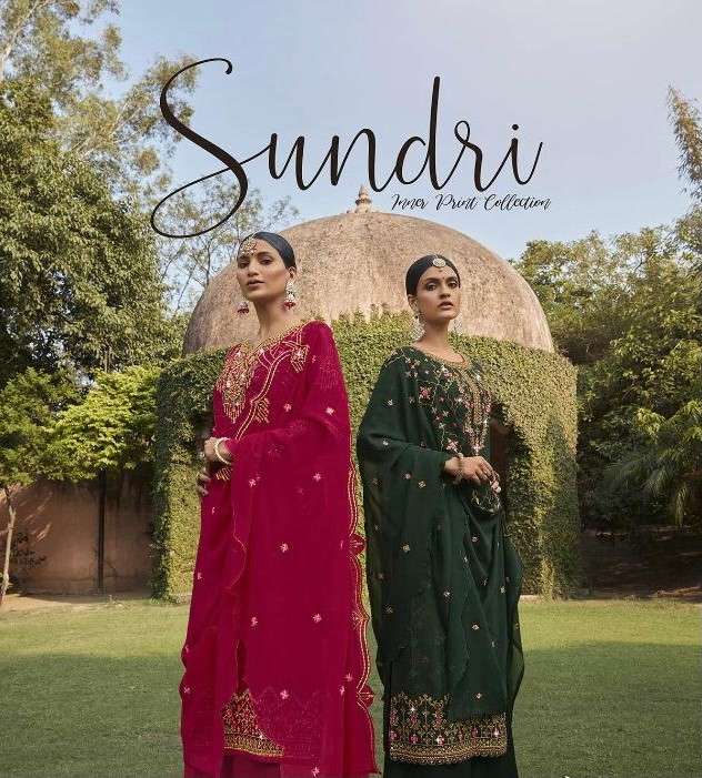 Radha Trends Sundri Plazzo Style Latest Salwar Suit Catalog Wholesale Dealer