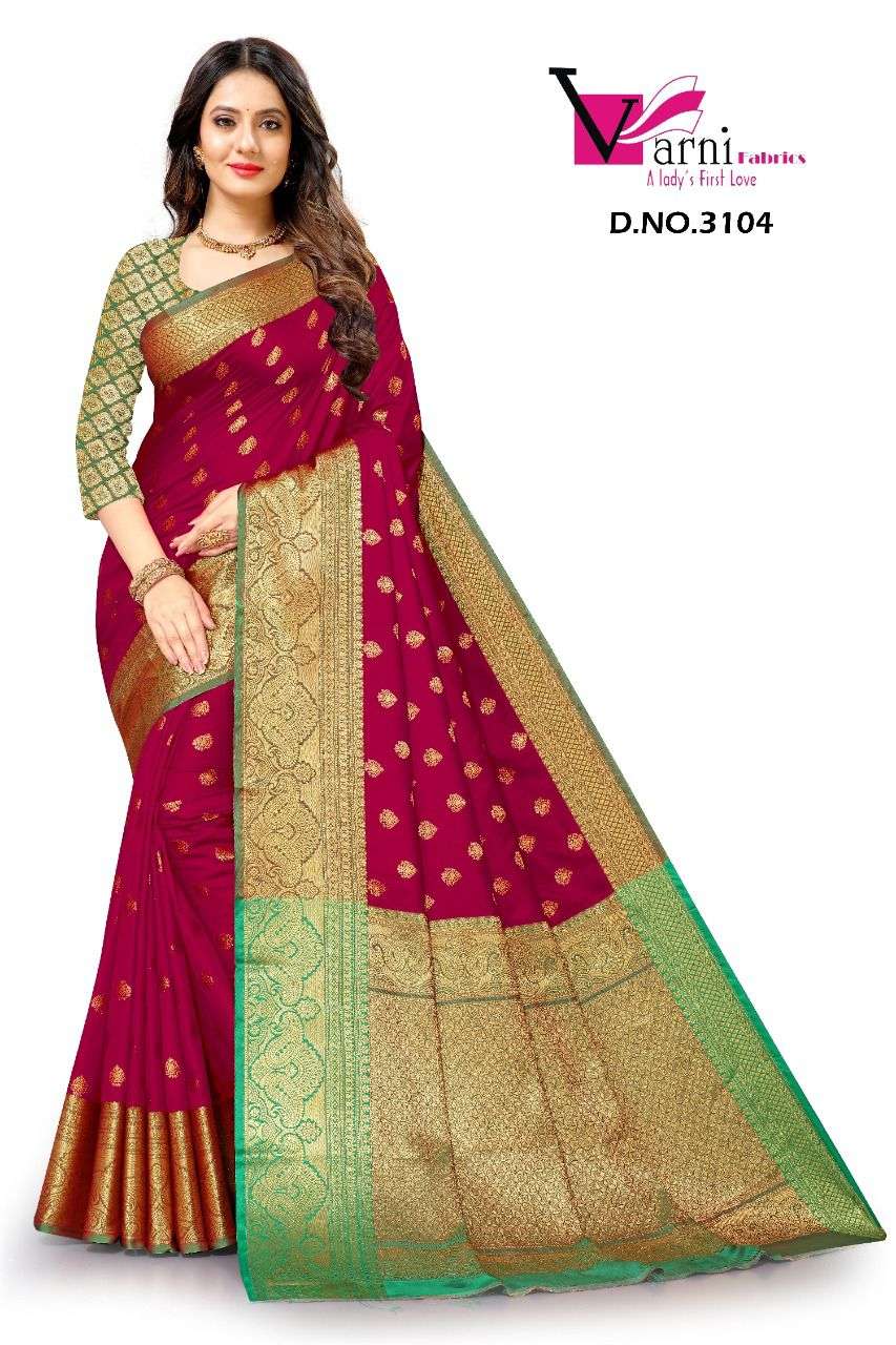 Varni Fabrics Panihari Silk Exclusive Silk Saree Catalog Wholesale