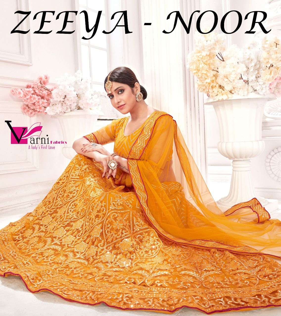 varni Fabrics Zeeya Noor Exclusive Ethnic Wear Lehenga Choli Collection
