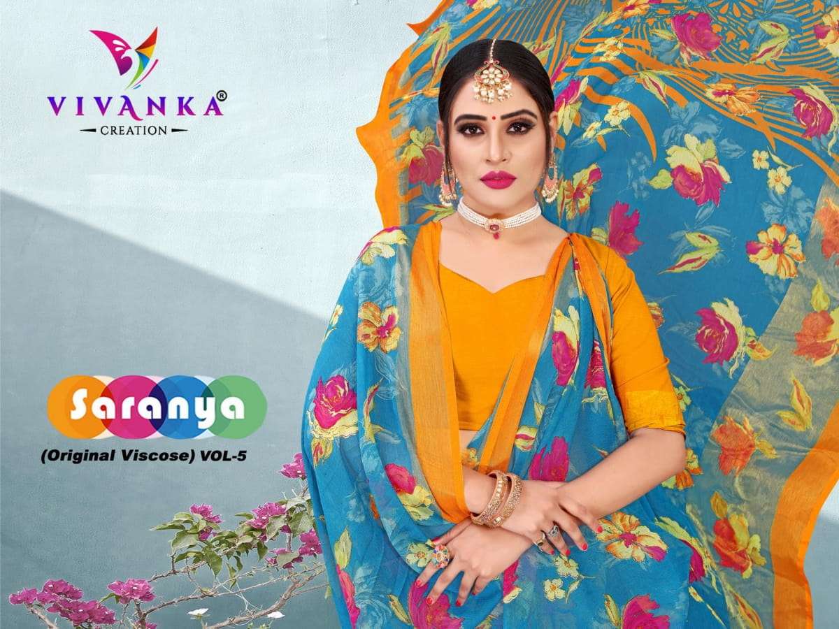 Vivanka Saranya Vol 5 fancy Indian Saree New Catalog Buy Online