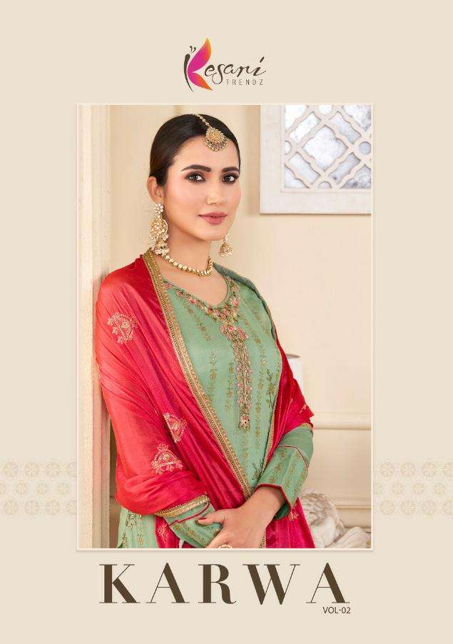 Kesari trends karwa Vol 2 Festive Wear Salwar kameez New Collection