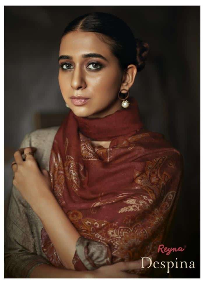 Reyna Fabrics Despina Pashmina Designer Salwar Suit Winter Collection