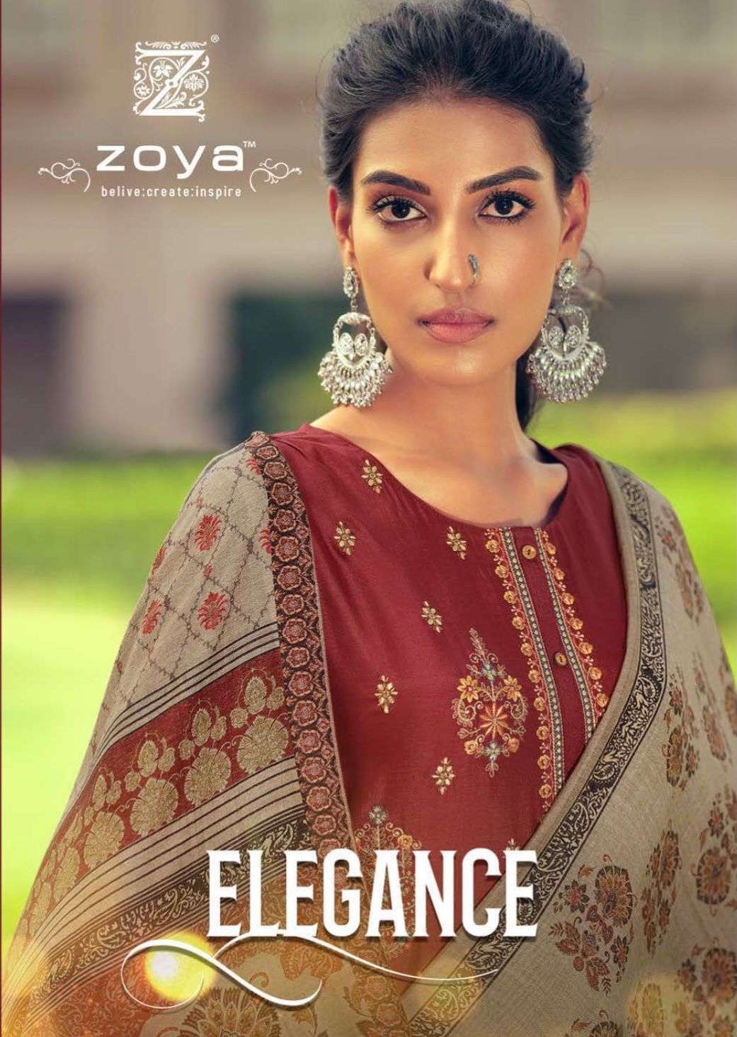 Zoya Elegance Exclusive Designer Silk Salwar Suit Catalog Wholesaler