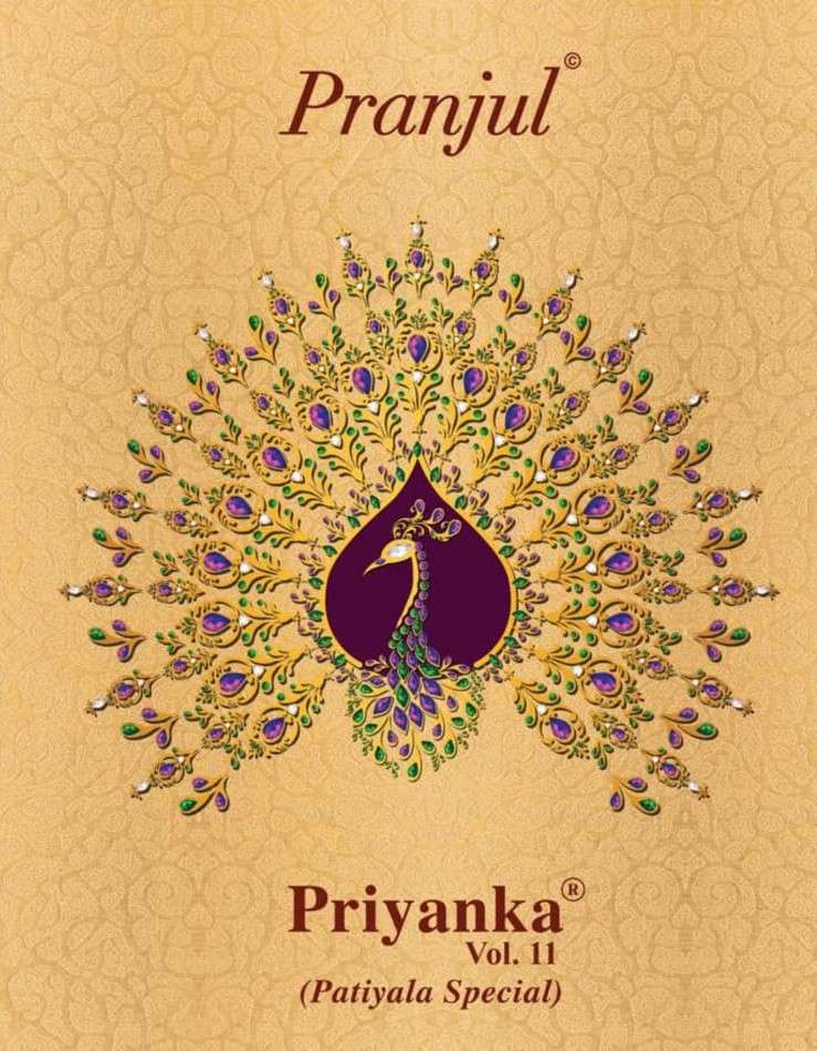 Pranjul Priyanka Vol 11 Fancy Printed Readymade patiala Suit Catalog
