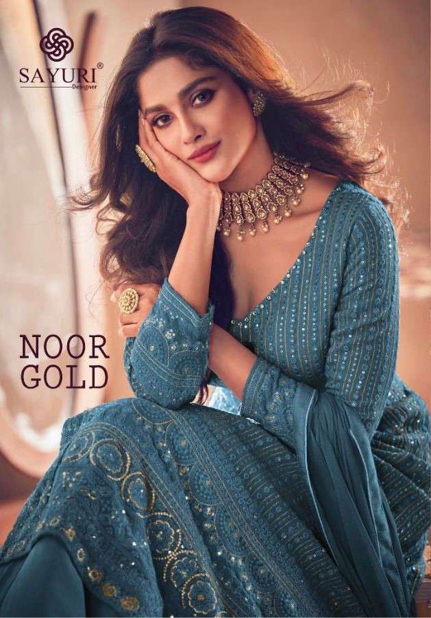 Sayuri Noor Gold Designer Ready to Wear Party Wear Dress Collection