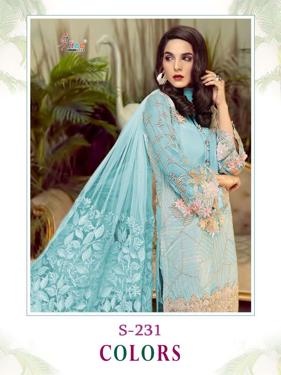 Shree Fabs S 231 Colors Fancy Pakistani Suit Catalog Wholesaler