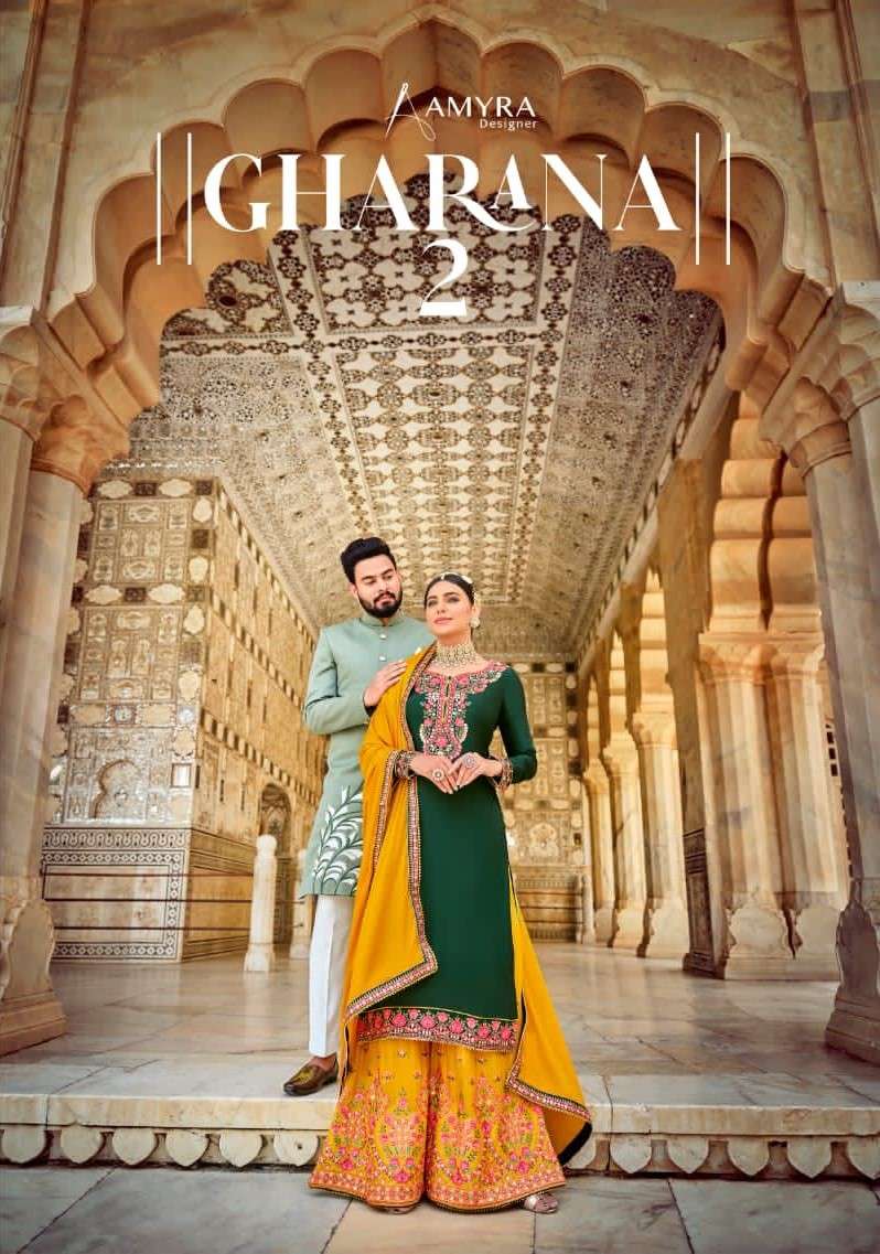Amyra Designer Gharana Vol 2 Exclusive Upada Silk Salwar Suit Collection