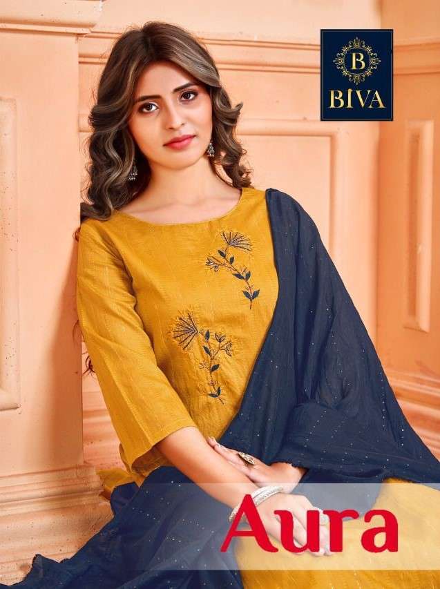 Biva Aura Designer Readymade Cotton Salwar Suit Collection in Surat